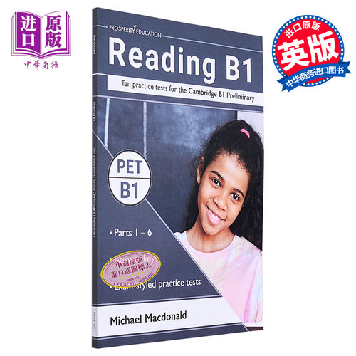Reading B1 Ten practice tests Cambridge B1 Preliminary 阅读提升剑桥PET考试B1等级10套模拟测试练习2022【中商原版】