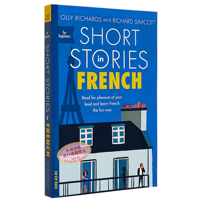 初学者的法语短篇小说 Short Stories in French for Beginners 英文原版 法语学习 进口图书 语言学习教辅参考书【中商原版?