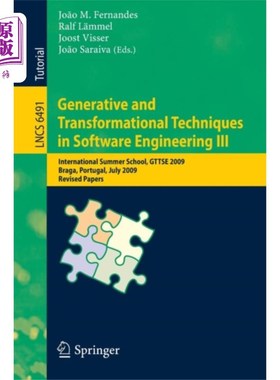 海外直订Generative and Transformational Techniques in So... 软件工程中的生成与转换技术Ⅲ