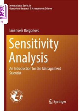 海外直订Sensitivity Analysis: An Introduction for the Management Scientist 敏感性分析:管理科学家导论