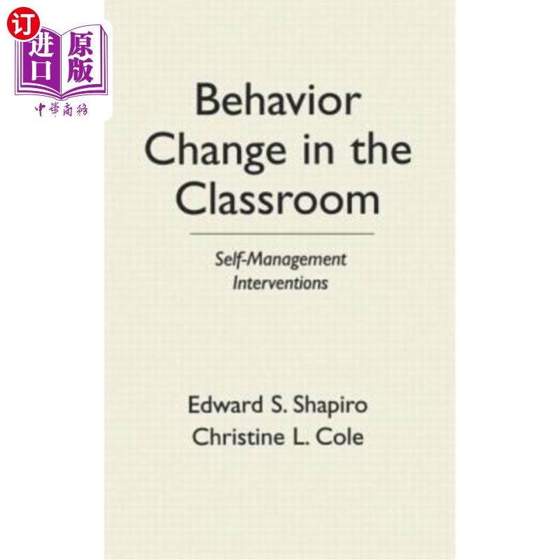 海外直订Behavior Change in the Classroom: Self-Management Interventions 课堂行为改变:自我管理干预