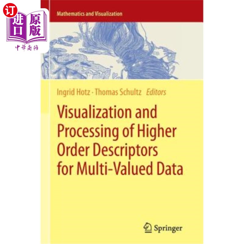 海外直订Visualization and Processing of Higher Order Descriptors for Multi-Valued Data 多值数据高阶描述子的可视化与处理