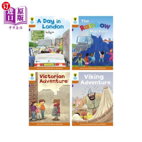 海外直订Oxford Reading Tree: Biff, Chip and Kipper Stori... 牛津阅读树:Biff, Chip和Kipper故事:牛津8级:混合包4