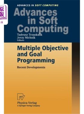海外直订Multiple Objective and Goal Programming: Recent Developments 多目标规划：新进展