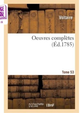 海外直订法语 Oeuvres Complètes Tome 53 全集第53卷