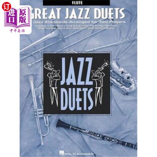 伟大 海外直订Great Flute Duets 爵士二重奏：长笛 Jazz