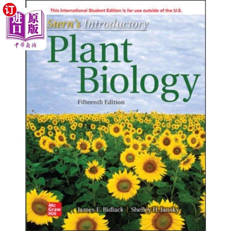 海外直订ISE Stern's Introductory Plant Biology伊斯·斯特恩的《植物生物学导论》