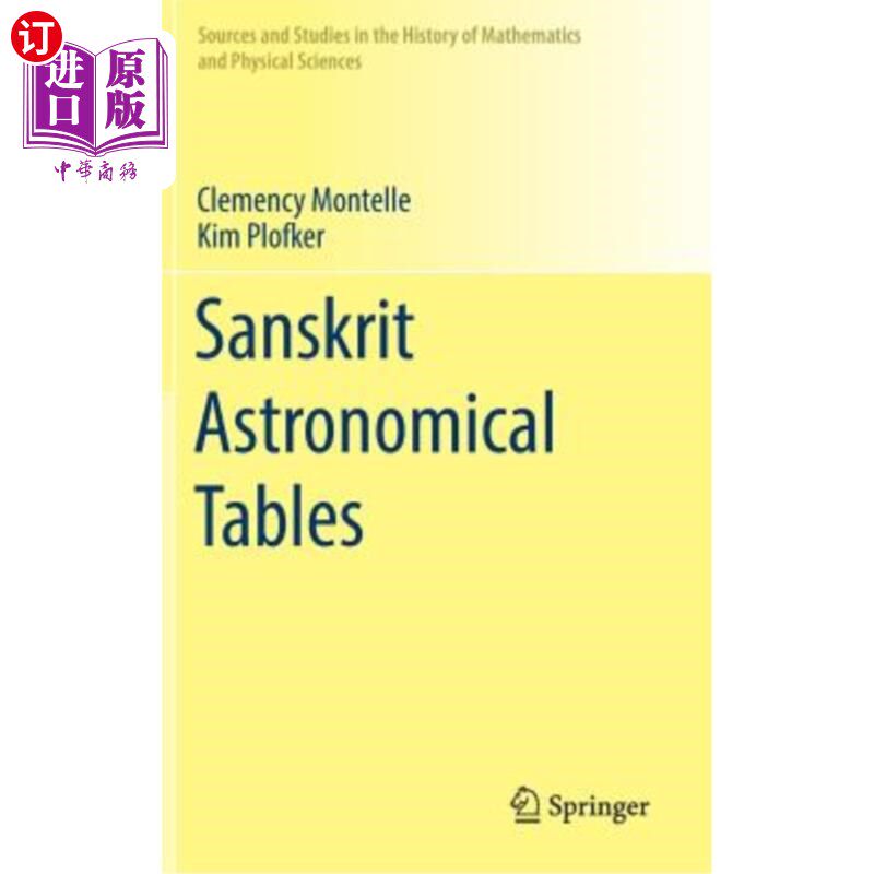 海外直订Sanskrit Astronomical Tables 梵文天文表