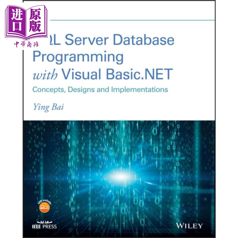 使用 Visual Basic Net 的 Sql Server 数据库编程 Sql Server Database Programming 英文原版 Ying Bai【中商原版】