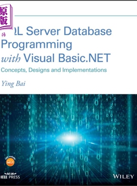使用 Visual Basic Net 的 Sql Server 数据库编程 Sql Server Database Programming 英文原版 Ying Bai【中商原版】