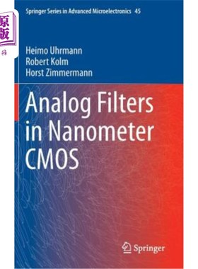 海外直订Analog Filters in Nanometer CMOS 纳米CMOS中的模拟滤波器