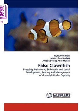 海外直订False Clownfish 虚假的小丑鱼