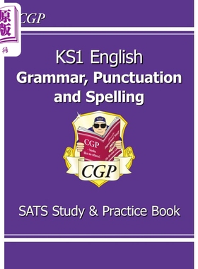 英国CGP KS1 English Grammar, Punctuation & Spelling Study & Practice Book 【中商原版】