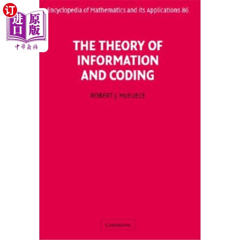 海外直订The Theory of Information and Coding 信息与编码理论