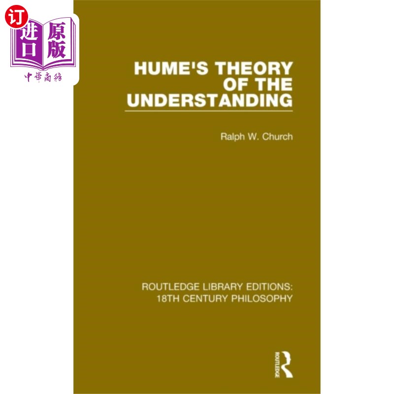 海外直订Hume's Theory of the Understanding 休谟的知性理论