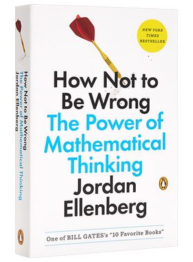 魔鬼数学 大数据时代 数学思维的力量 通俗数学书 英文原版 How Not to Be Wrong Jordan Ellenberg【中商原版】