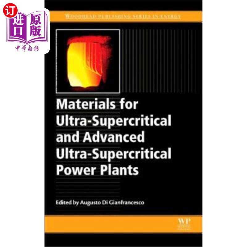 海外直订Materials for Ultra-Supercritical and Advanced Ultra-Supercritical Power Plants 超超临界和先进超超临界电厂