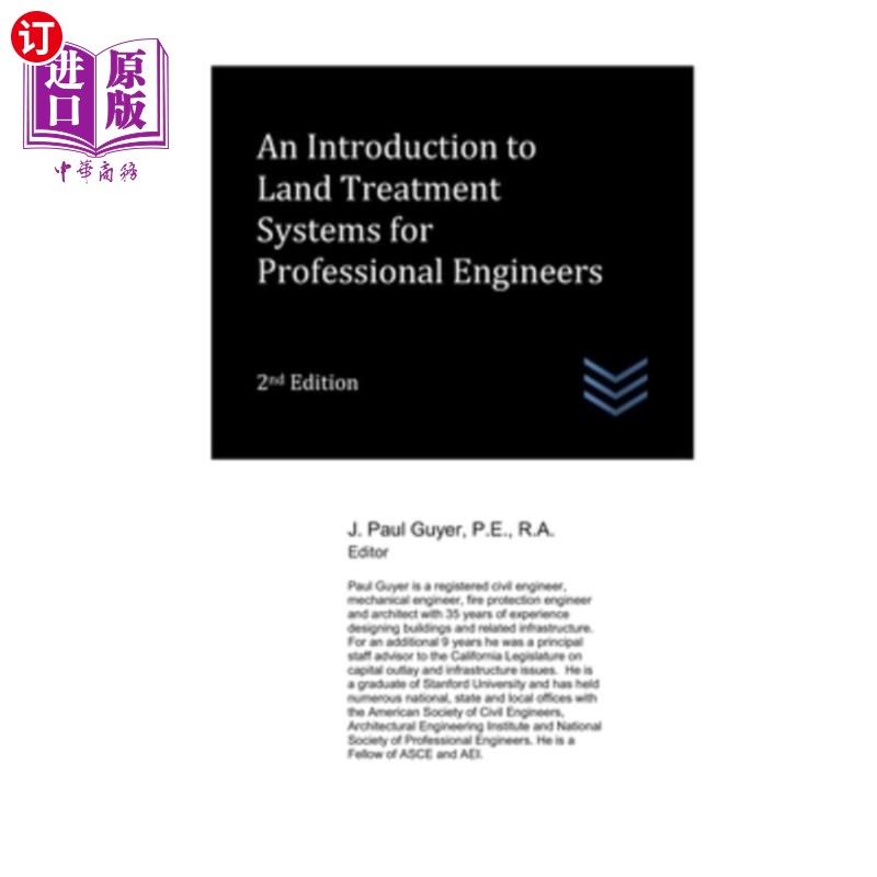 海外直订An Introduction to Land Treatment Systems for Professional Engineers 专业工程师土地处理系统概论