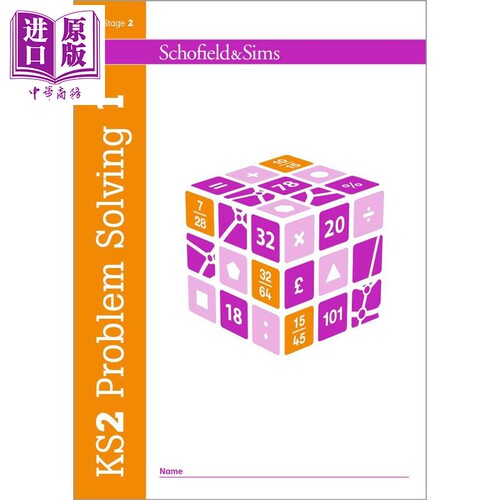 KS2 Problem Solving 1 英国Schofield小学教辅 KS2数学应用题解题书1 英文原版 幼小数学学习教辅 进口图书【中商原版】