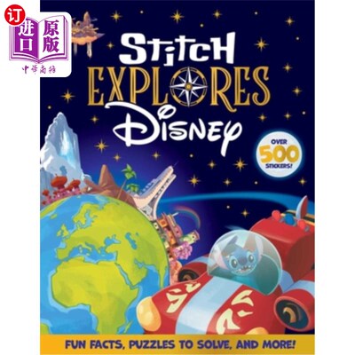 海外直订Disney: Stitch Explores: Over 500 Stickers, Fun Facts, Puzzles to Solve, and Mor 迪斯尼：Stitch