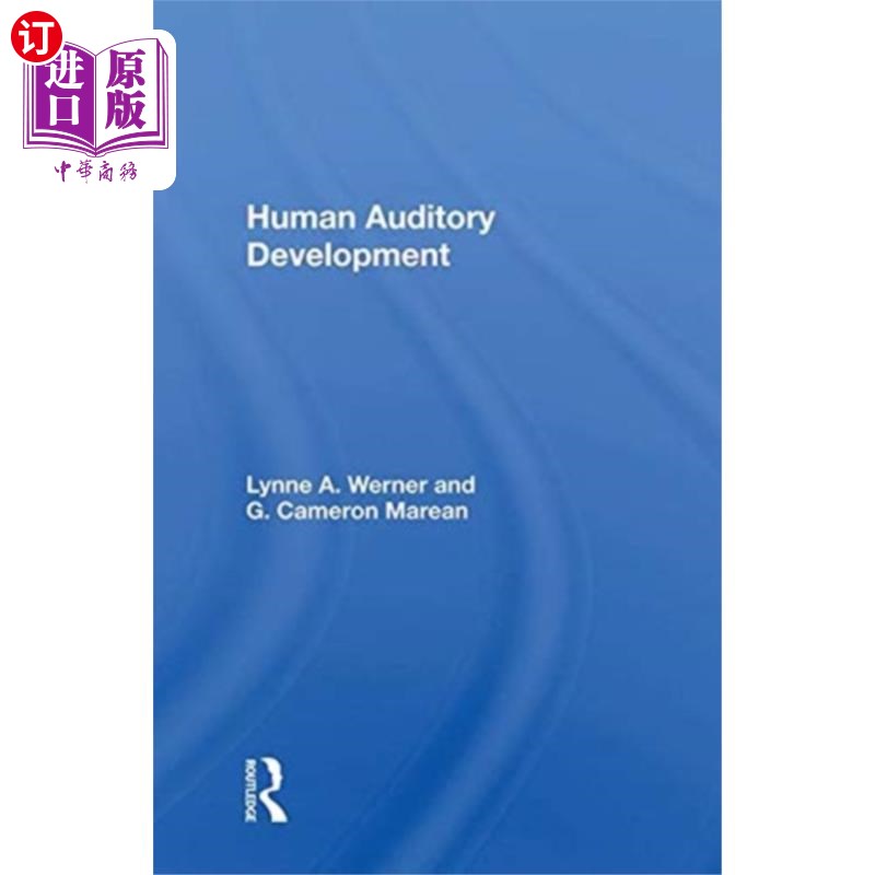 海外直订Human Auditory Development 人类听觉发展
