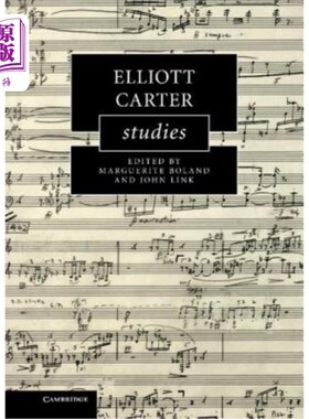 海外直订Elliott Carter Studies 艾略特卡特研究