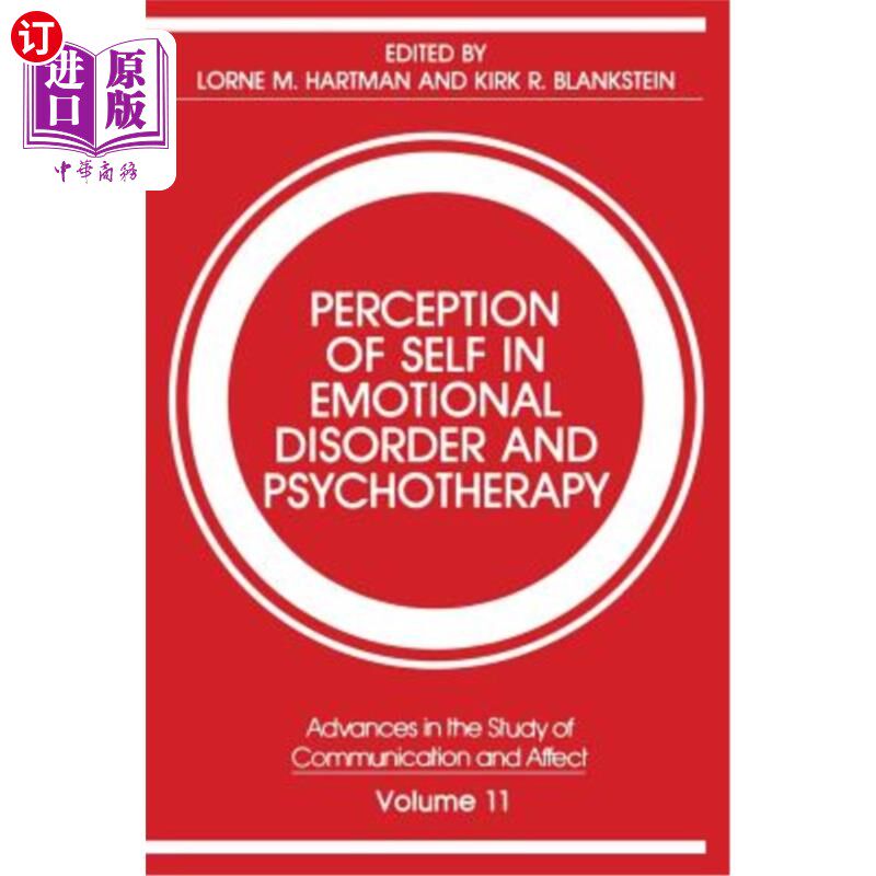 海外直订Perception of Self in Emotional Disorder and Psychotherapy 情绪障碍中的自我知觉与心理治疗