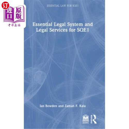 海外直订Essential Legal System and Legal Services for SQE1 SQE1的基本法律制度和法律服务