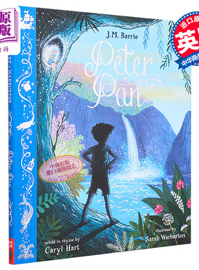 Sarah Warburton Peter Pan 彼得潘 精装儿童文学绘本 Nosy Crow经典系列 故事读物图画书 英文原版 进口小初文学【中商原版】