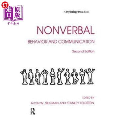 海外直订Nonverbal Behavior and Communication 非言语行为与交际