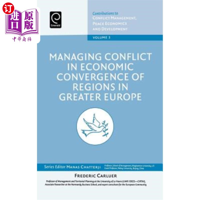 海外直订Managing Conflict in Economic Convergence of Regions in Greater Europe 管理大欧洲地区经济趋同中的冲突