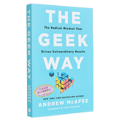 预售 极客之道 推动非凡成果的激进心态 英文原版 The Geek Way Andrew McAfee 信息化管理 经济与管理  管理类【中商原版】