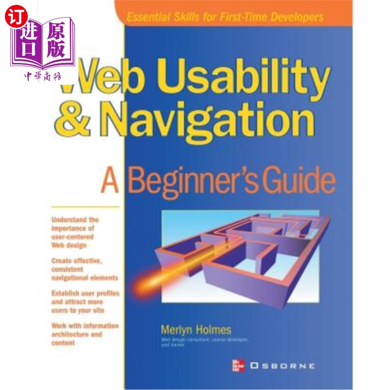 海外直订Web Usability & Navigation: A Beginner's Guide 网站可用性和导航:初学者指南