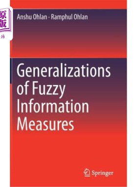 海外直订Generalizations of Fuzzy Information Measures 模糊信息测度的推广