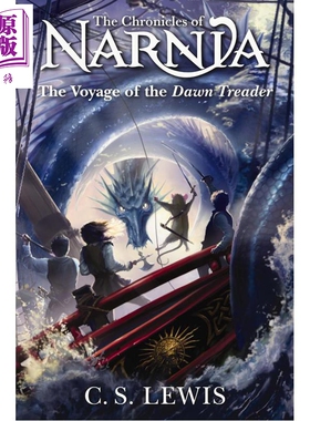 预售 纳尼亚传奇 第5部 黎明踏浪号 官方版 精装 The Voyage of the Dawn Treader 英文原版 C S Lewis 刘易斯 经典文学【中商原版