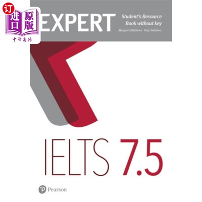 海外直订Expert IELTS 7.5 Student's Resource Book without... 专家雅思7.5学生参考书无钥匙