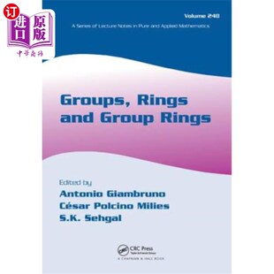 Group 海外直订Groups Rings and 环和组环 组