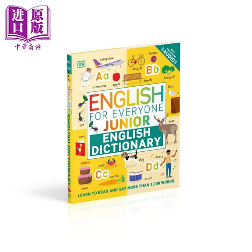 English for Everyone Junior English Dictionary DK人人学英语 每日英语字典 英文原版 儿童插图词汇字典图书【中商原版】