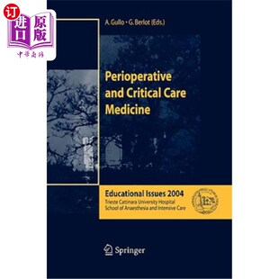 海外直订医药图书Perioperative and Critical Care Medicine: Educational Issues 2004