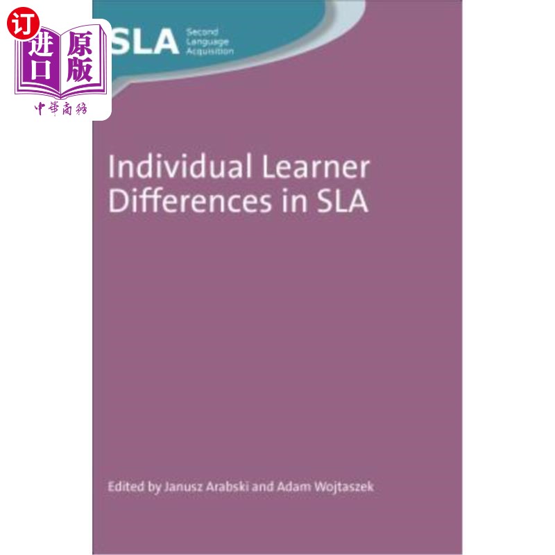 海外直订Individual Learner Differences in SLA, 59 学习者二语习得的个体差异，59