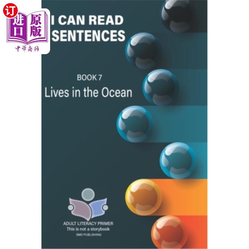 海外直订I Can Read Sentences Adult Literacy Primer (This is not a storybook): Book 7: Li 成人识字初级读本（这不是一