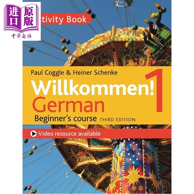 预售 Willkommen 1 Third edition German Beginner s course Activity book成人德语课程 Willkommen! 1 练习册【中商原版】