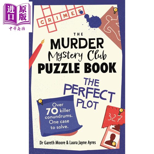 谋杀谜团俱乐部谜题书 The Murder Mystery Club Puzzle Book The Perfect Plot 英文原版 Gareth Moore 解谜益智【中商原版?