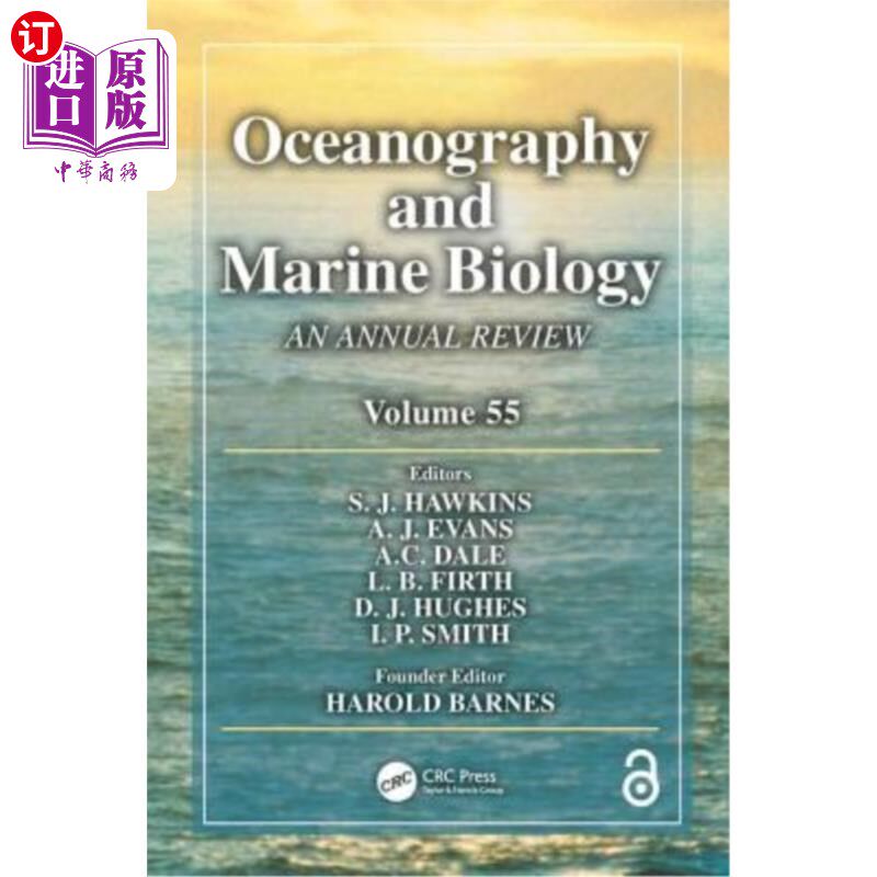 海外直订Oceanography and Marine Biology: An Annual Review, Volume 55 海洋学和海洋生物学:年度评论，第55卷