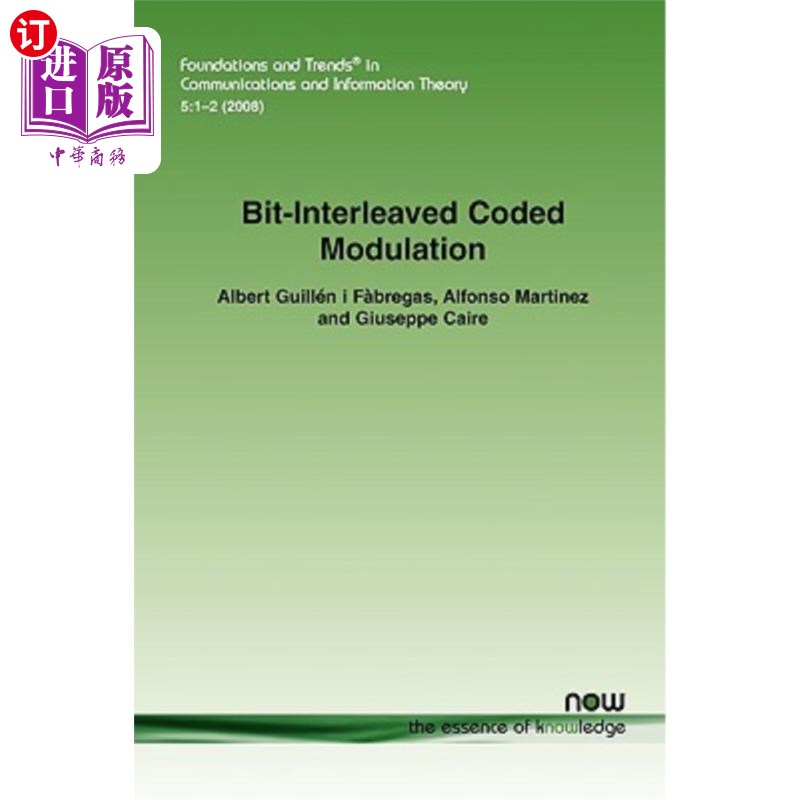 海外直订Bit-Interleaved Coded Modulation 比特交织编码调制