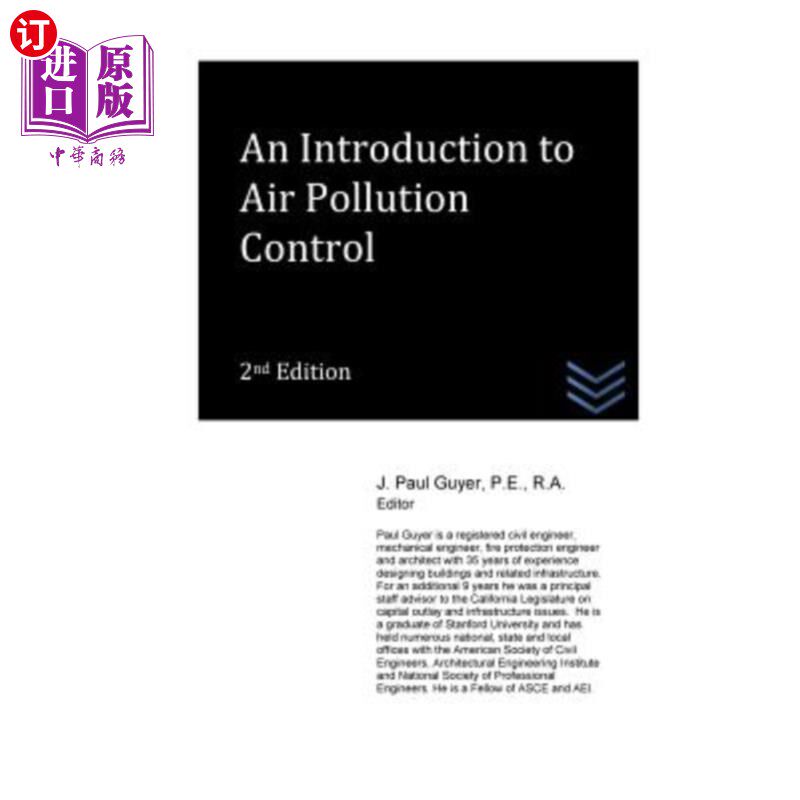 海外直订An Introduction to Air Pollution Control 空气污染控制导论