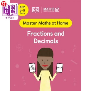 Fractions 关键阶段2 没问题 Problem 分数和小数 Decimals and 9岁 海外直订Maths Ages... 数学