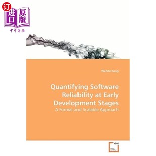 海外直订Quantifying Software Reliability at Early Development Stages 在早期开发阶段量化软件可靠性