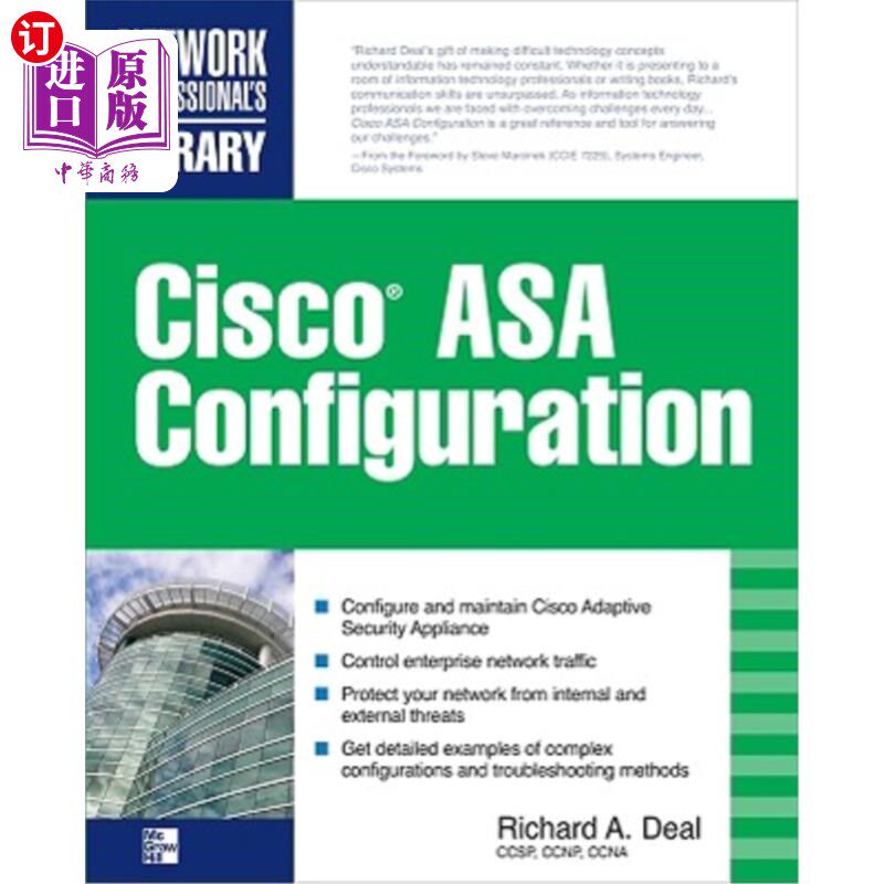 海外直订Cisco ASA Configuration Cisco ASA配置