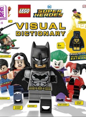 海外直订LEGO DC Comics Super Heroes Visual Dictionary 乐高DC漫画超级英雄视觉词典  DC超级英雄 人偶  套装  蝙蝠侠